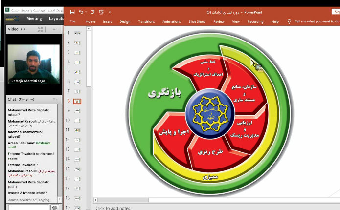 گزارش تصویری دوره آموزشی سیستم مدیریت HSE - شهریور 1400